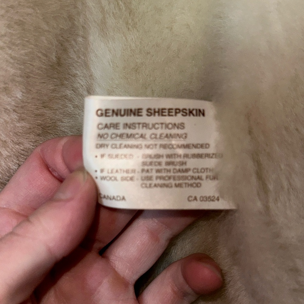 Hide Society Shearling Jacket – Tan/Cream - Picture 5 of 5